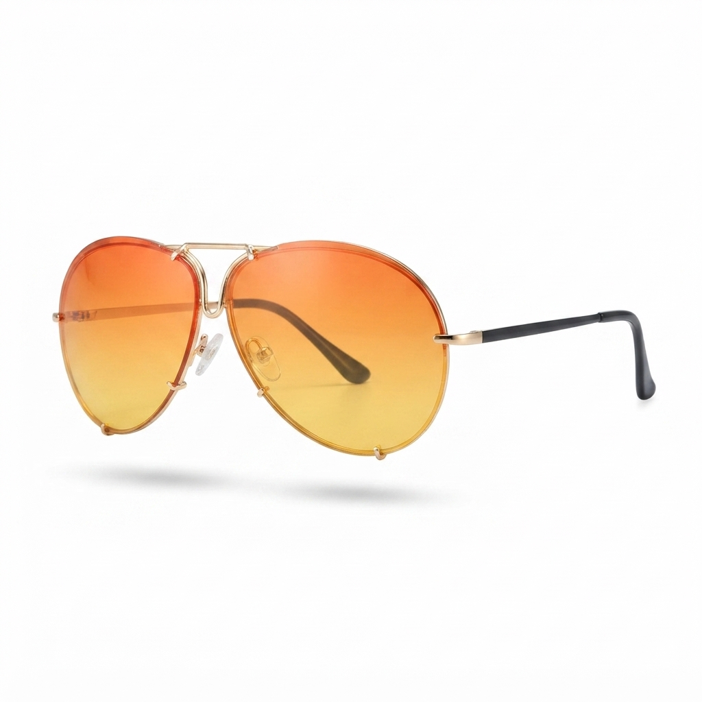 Radiant Oversized Gradient Sunglasses