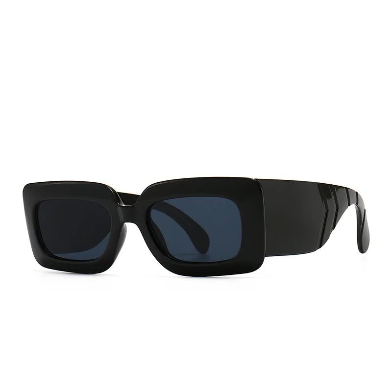 Fierce Snakeskin Square Sunglasses