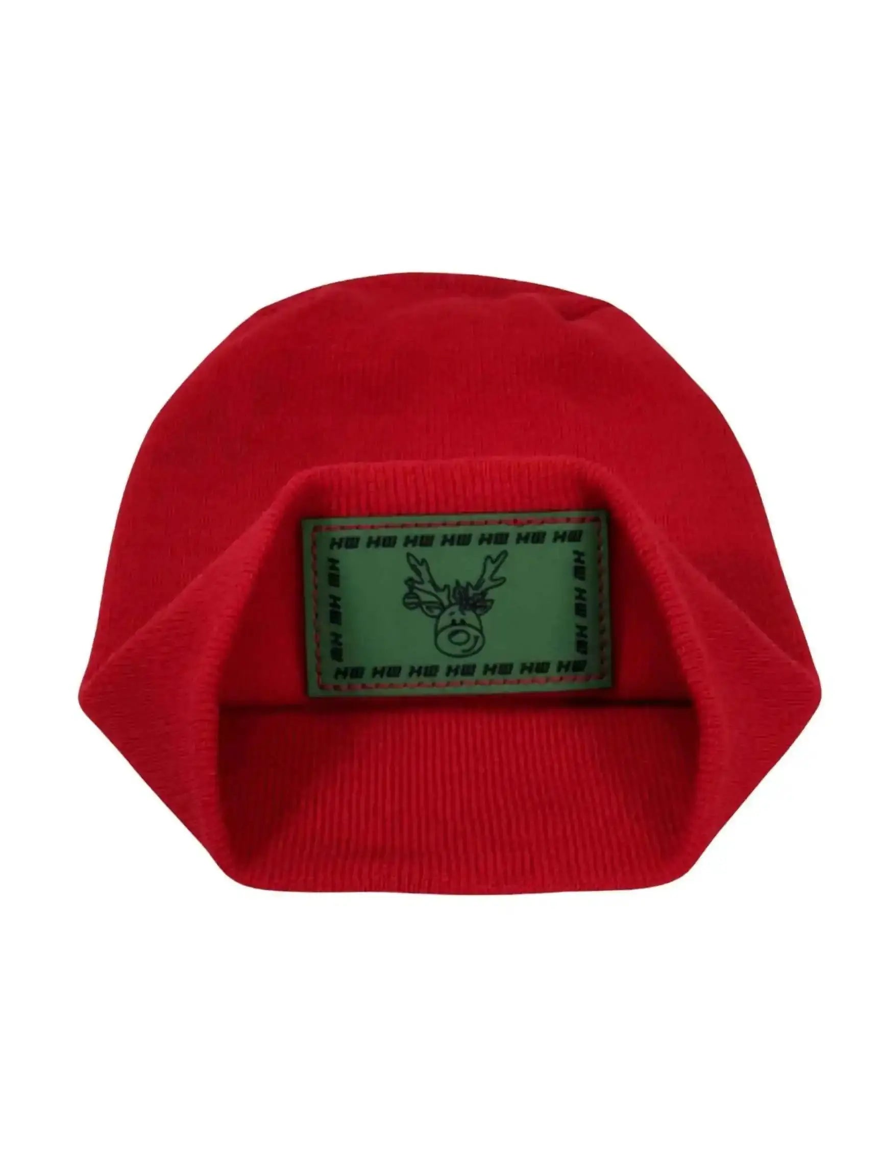 H Stitch Beanie, Reindeer Christmas Red Beanie Haakwear