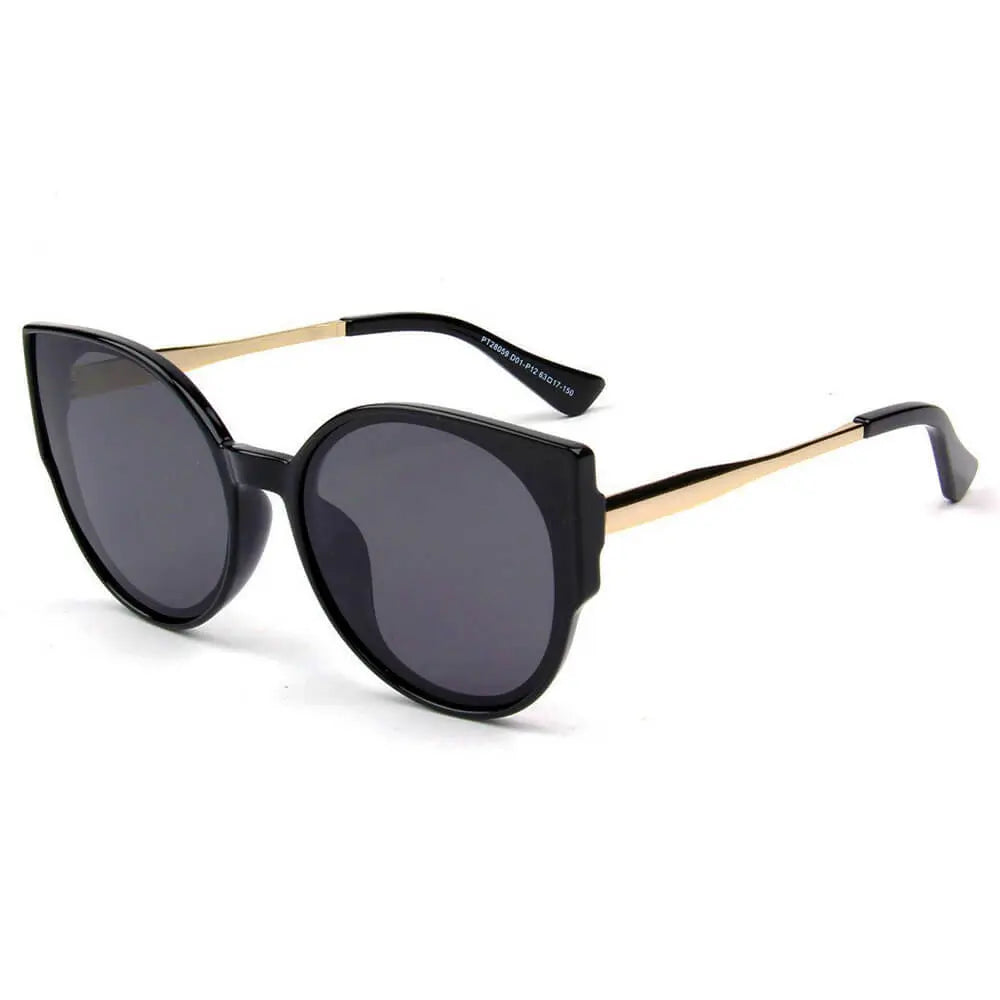 Duisburg - Women Round Cat Eye Polarized Sunglasses Cramilo Eyewear