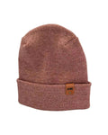 Patented H Stitch Fusion Cuffed Beanie, Burgundy and Pink Haakwear