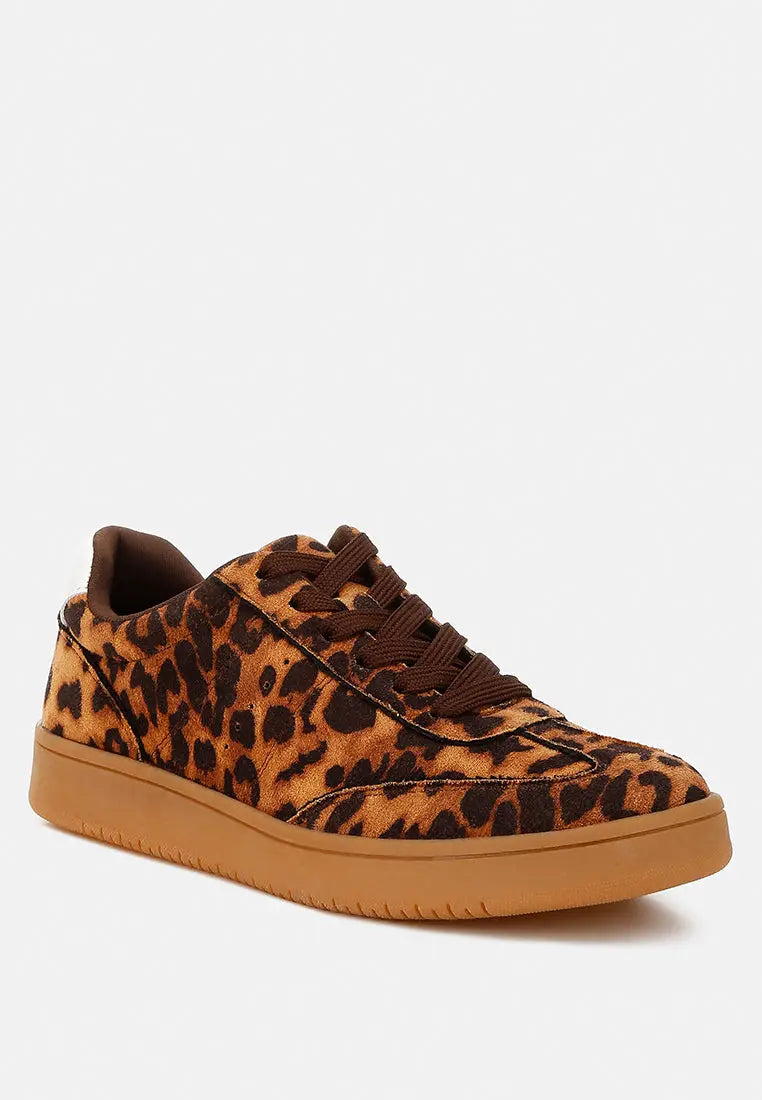 Prowler Leopard Chunky Sneakers London Rag