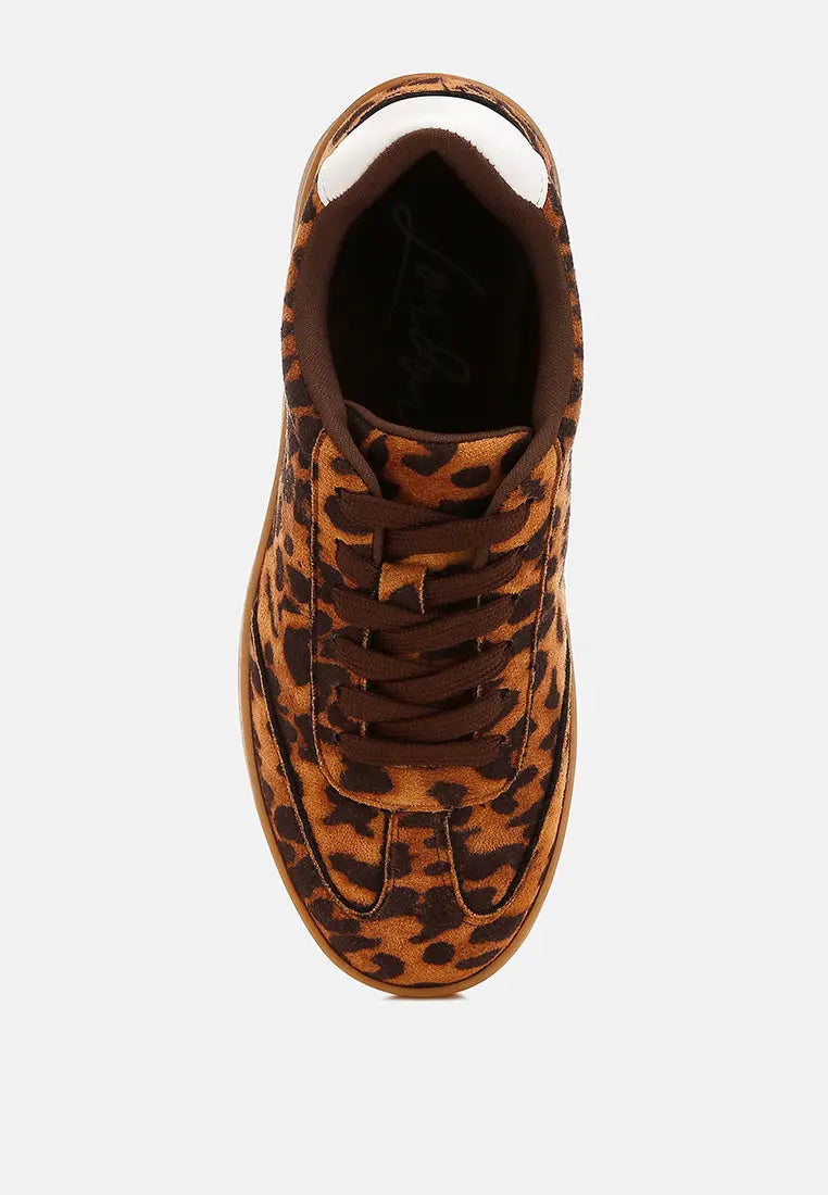 Prowler Leopard Chunky Sneakers London Rag