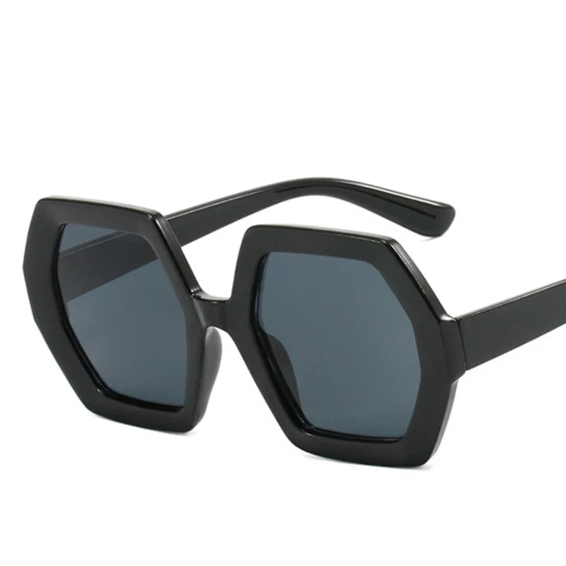 Audacious Irregular Oversized Sunglasses