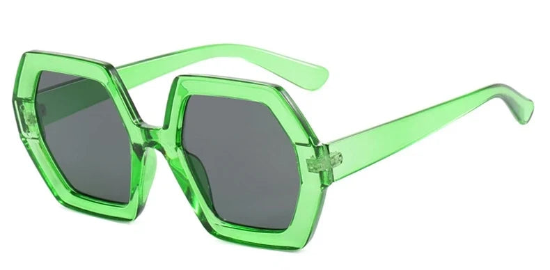 Audacious Irregular Oversized Sunglasses