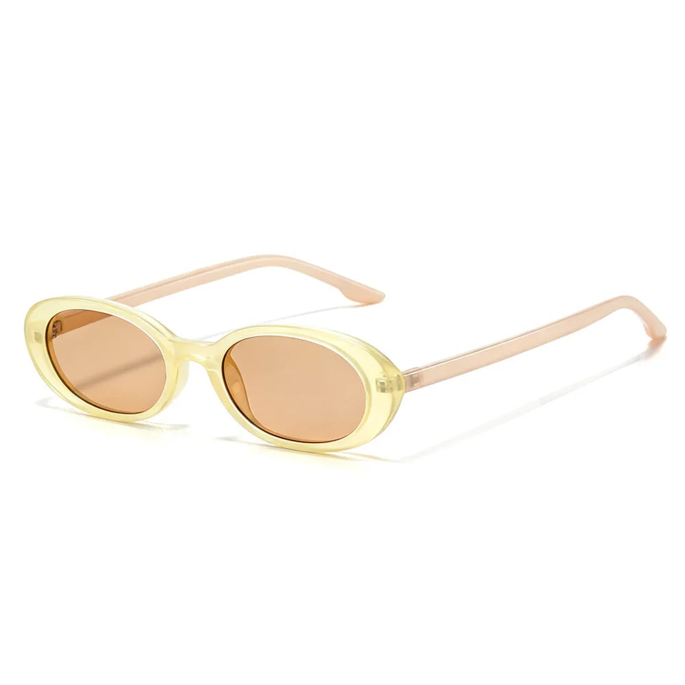 Adventurous Retro Oval Sunglasses