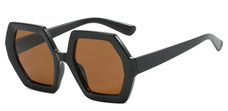 Audacious Irregular Oversized Sunglasses