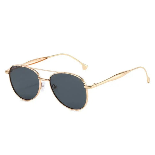 Adventurous Metal Pilot Sunglasses Boho Brown
