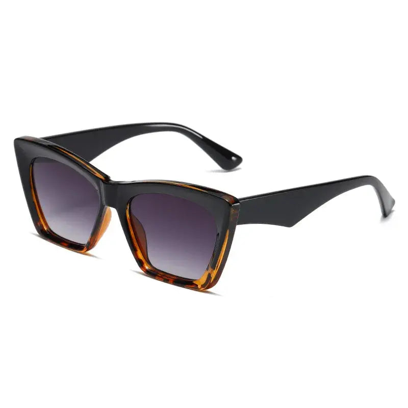 Daring Cat Eye Sunglasses Boho Brown