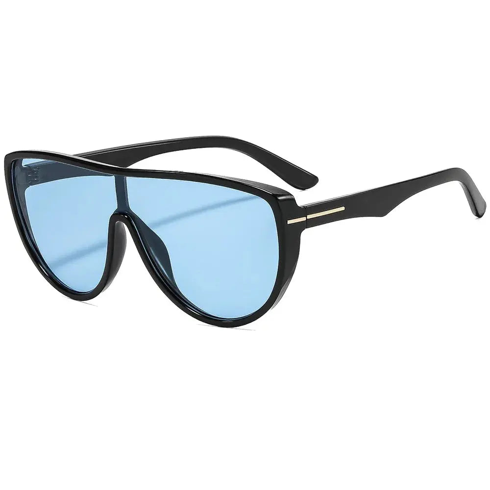 Fearless Gradient Oversized Sunglasses Boho Brown