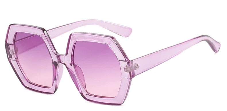 Audacious Irregular Oversized Sunglasses