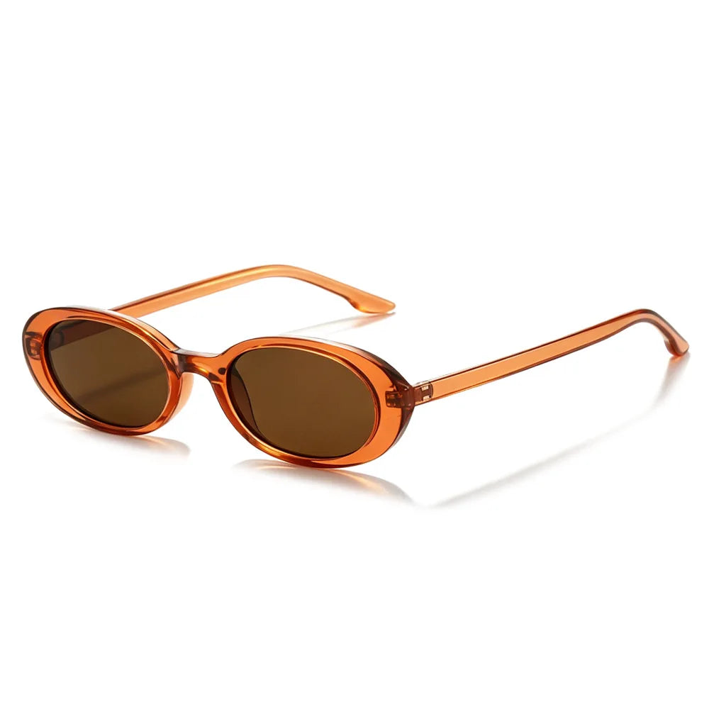 Adventurous Retro Oval Sunglasses
