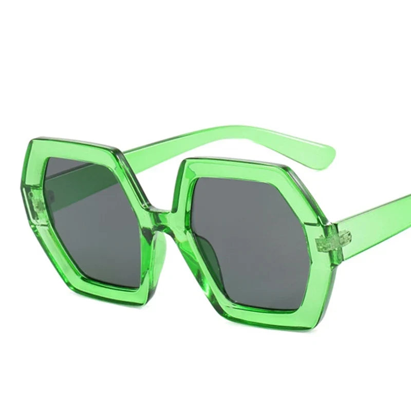 Audacious Irregular Oversized Sunglasses