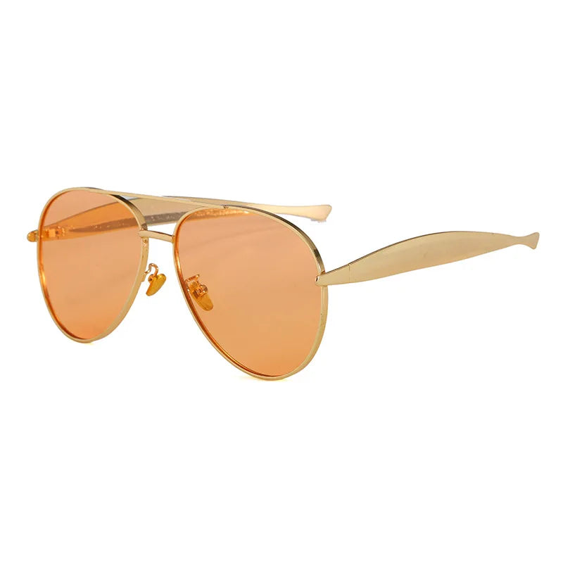 Limitless Gold Pilot Sunglasses