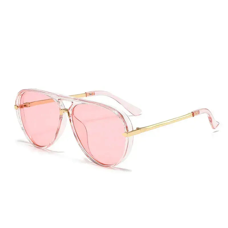 Wanderlust Orange Aviator Sunglasses Boho Brown