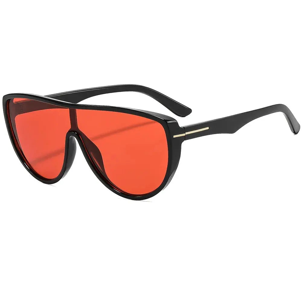 Fearless Gradient Oversized Sunglasses Boho Brown