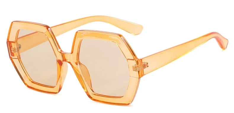 Audacious Irregular Oversized Sunglasses