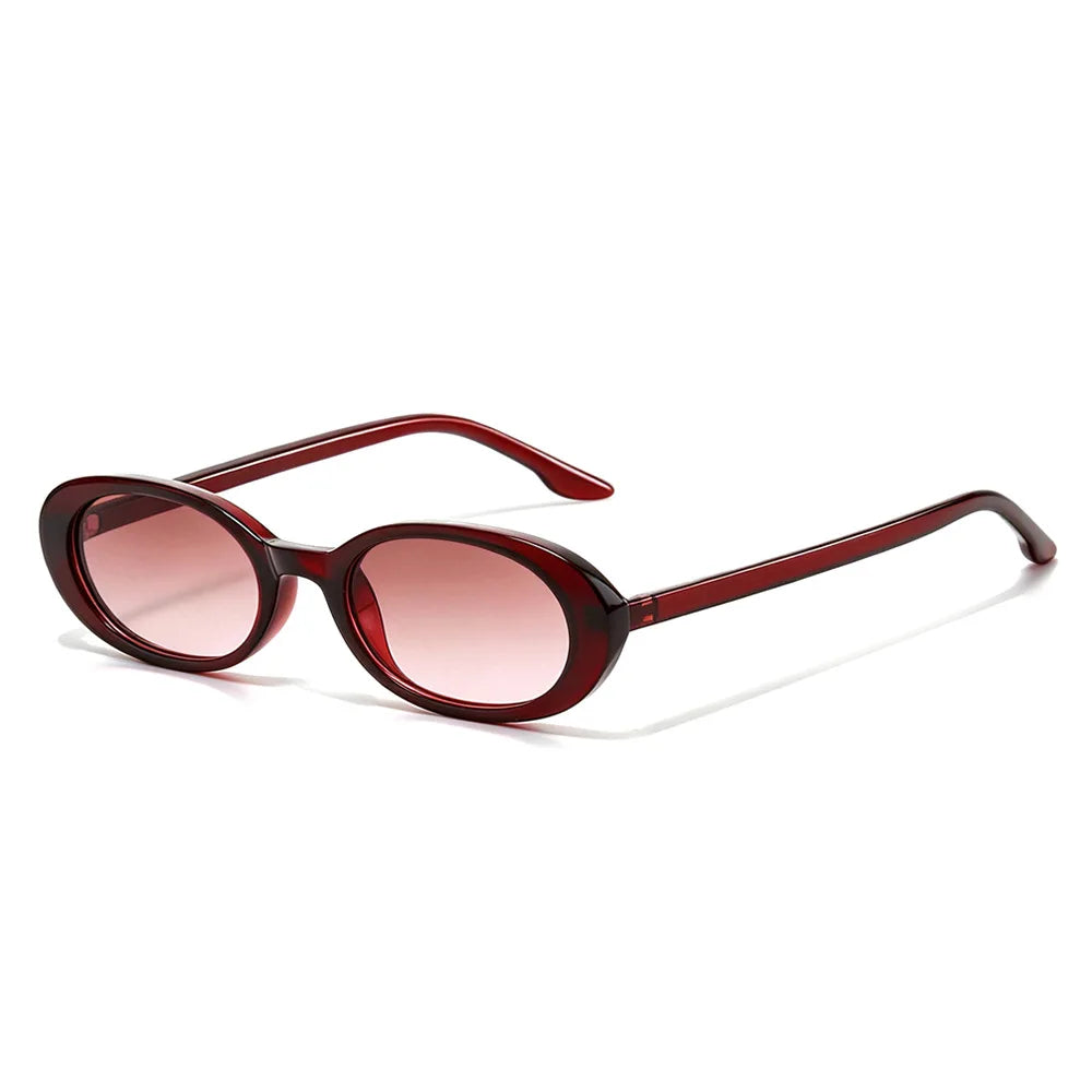 Adventurous Retro Oval Sunglasses
