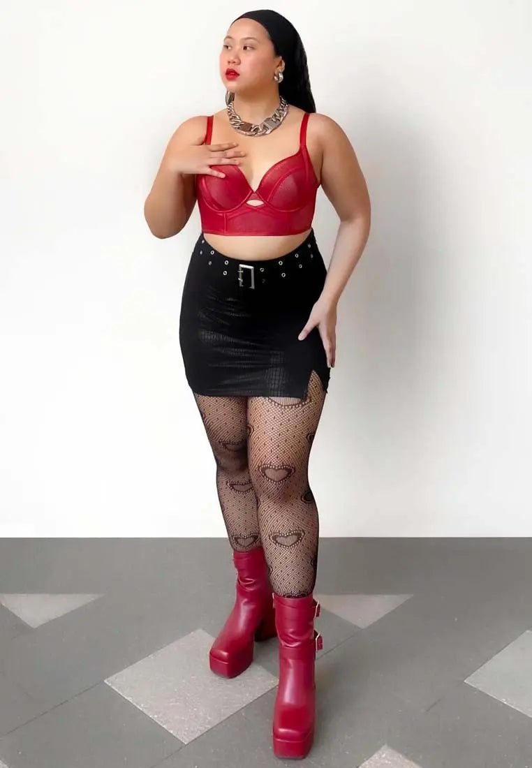 Hot Cocoa High Platform Ankle Boots London Rag