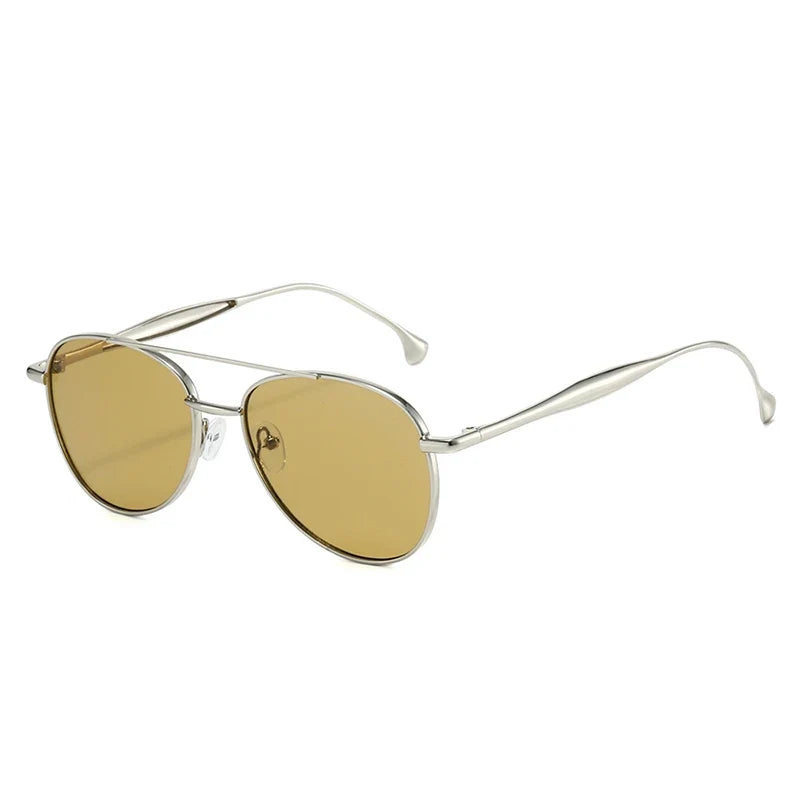 Adventurous Metal Pilot Sunglasses