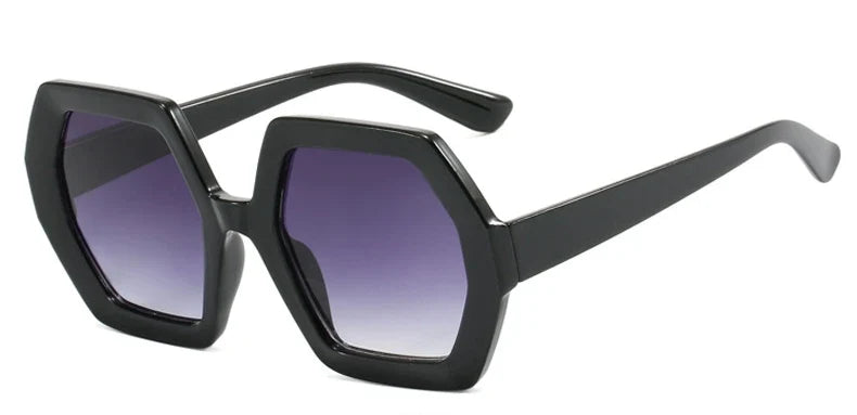 Audacious Irregular Oversized Sunglasses