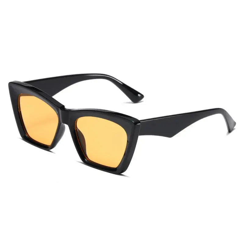 Daring Cat Eye Sunglasses Boho Brown