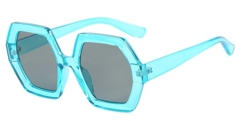 Audacious Irregular Oversized Sunglasses