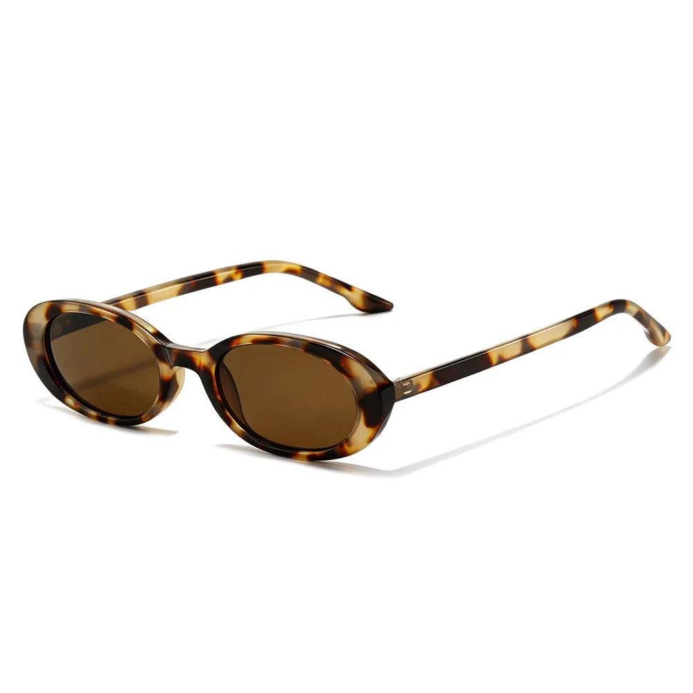 Adventurous Retro Oval Sunglasses