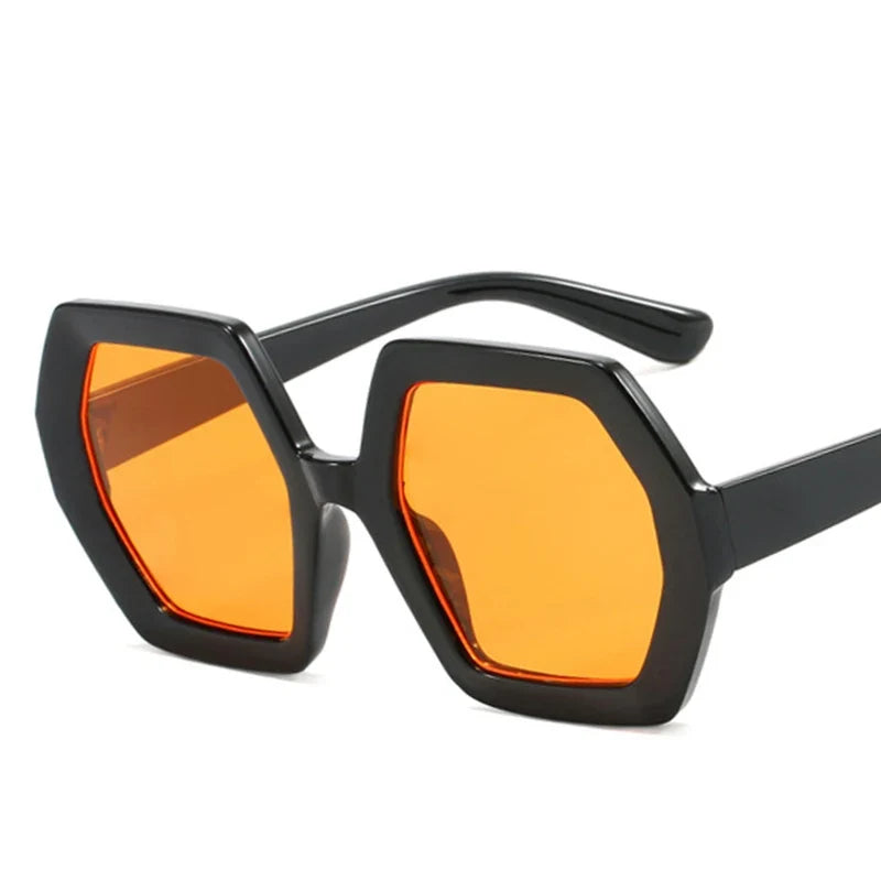 Audacious Irregular Oversized Sunglasses