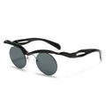 Daring Rimless Round Sunglasses