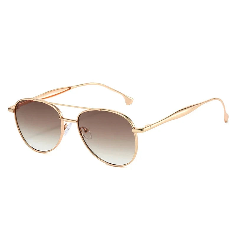 Adventurous Metal Pilot Sunglasses