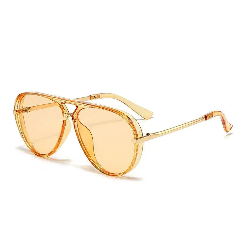 Wanderlust Orange Aviator Sunglasses
