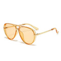 Wanderlust Orange Aviator Sunglasses