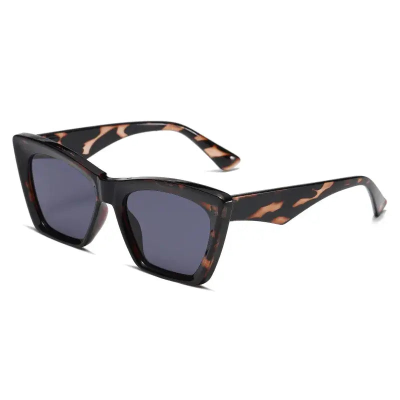 Daring Cat Eye Sunglasses Boho Brown
