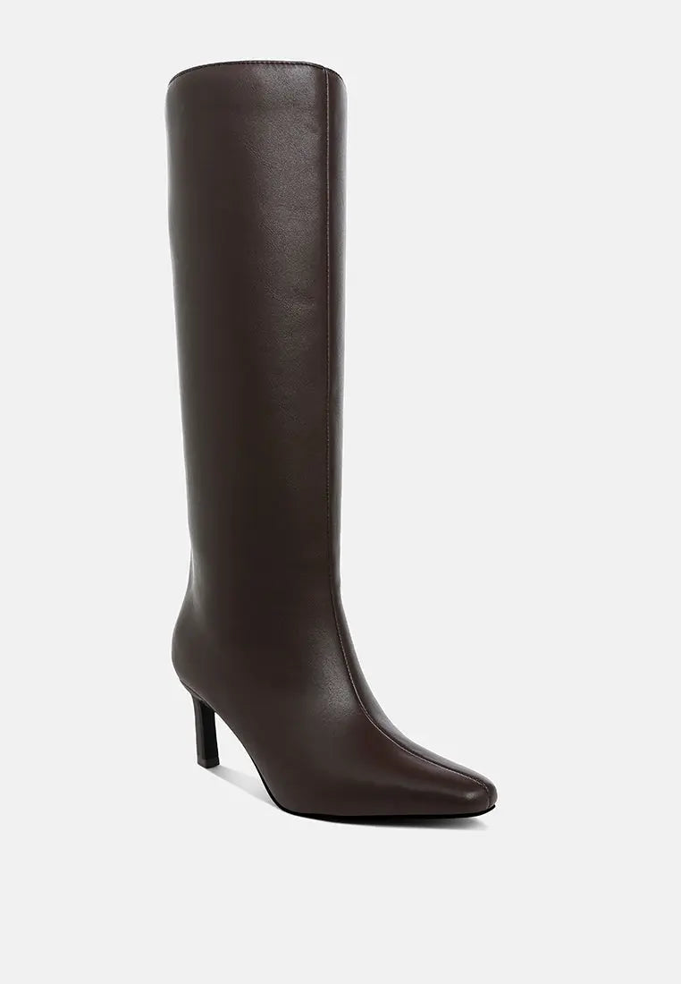 Syringa Kitten Heel Long Boots London Rag