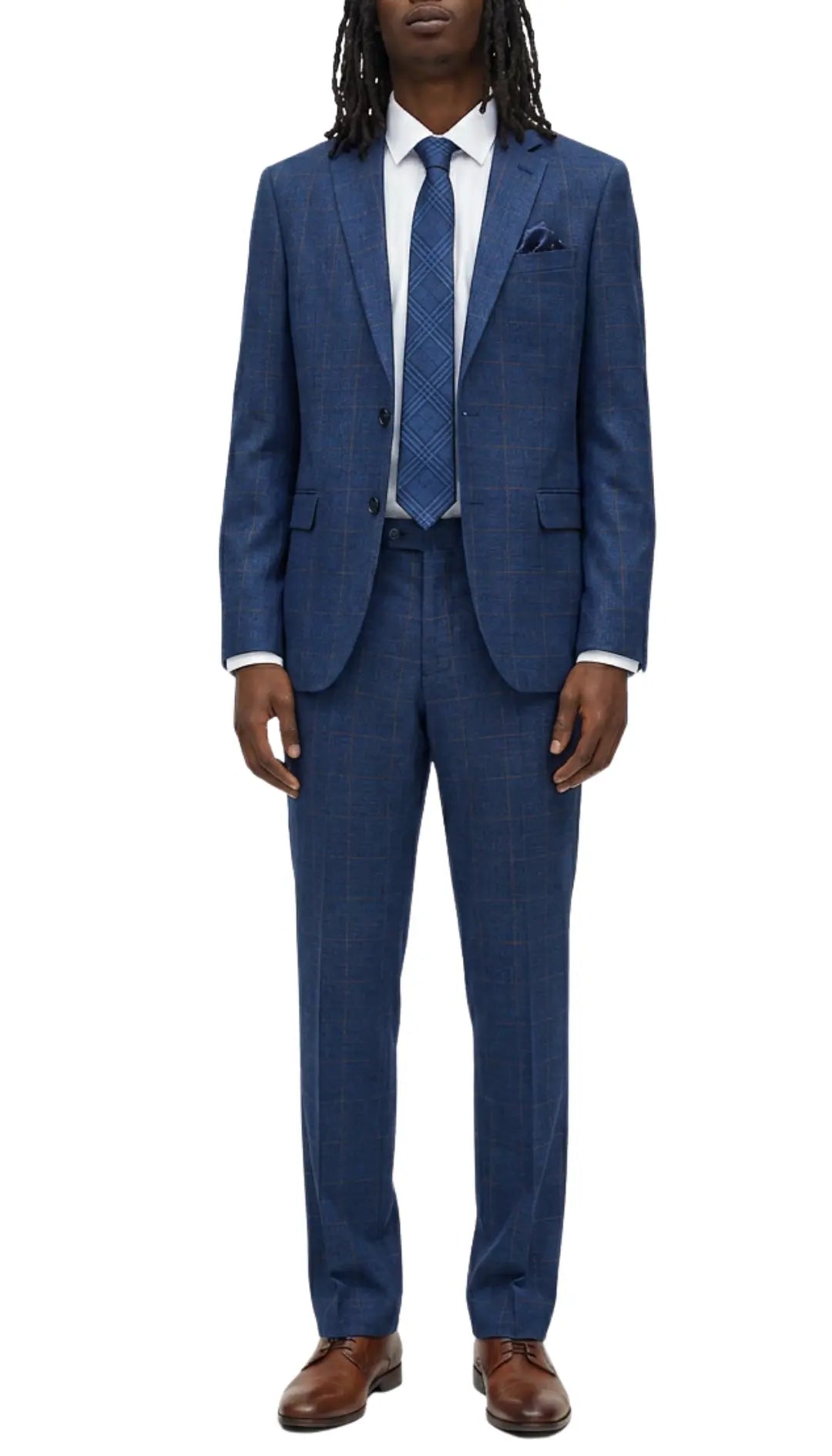 The Langford 2 Button Slim Fit Notch Lapel Suit-0