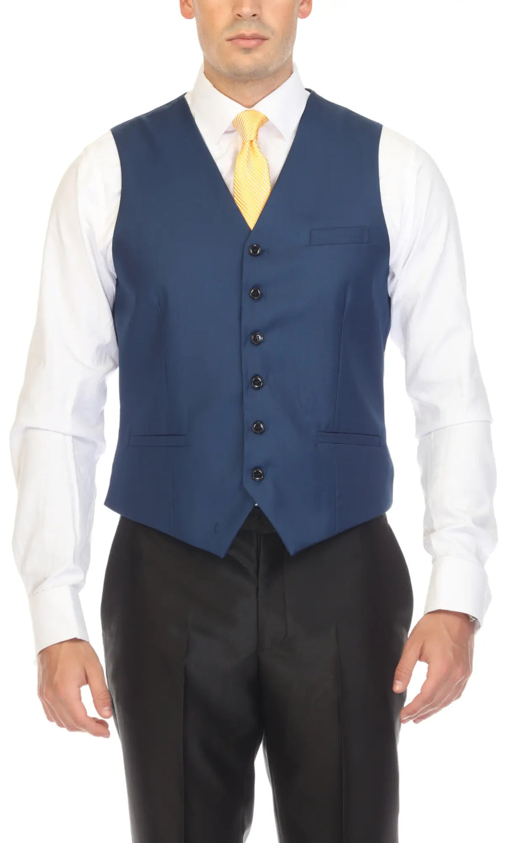 Solo Adjustable Casual & Formal Indigo Vest FERRECCI