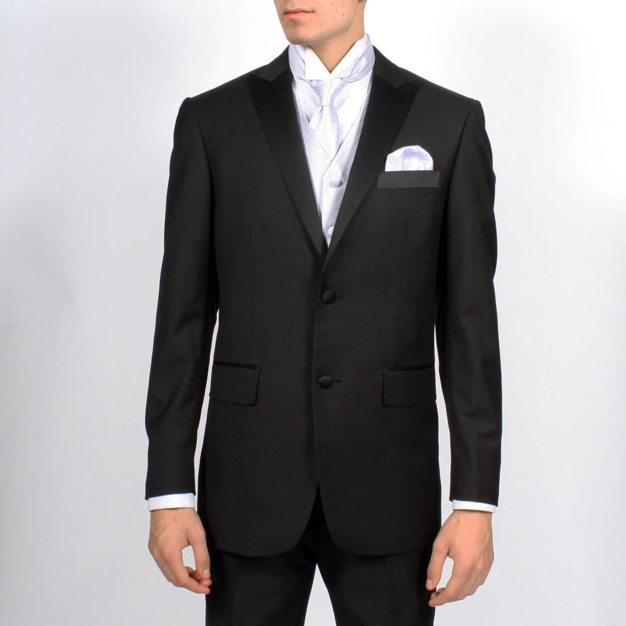 Ferrecci Mens PV300 - Jasmin with Black Back Adjustable Diamond Vest Set FHYINC