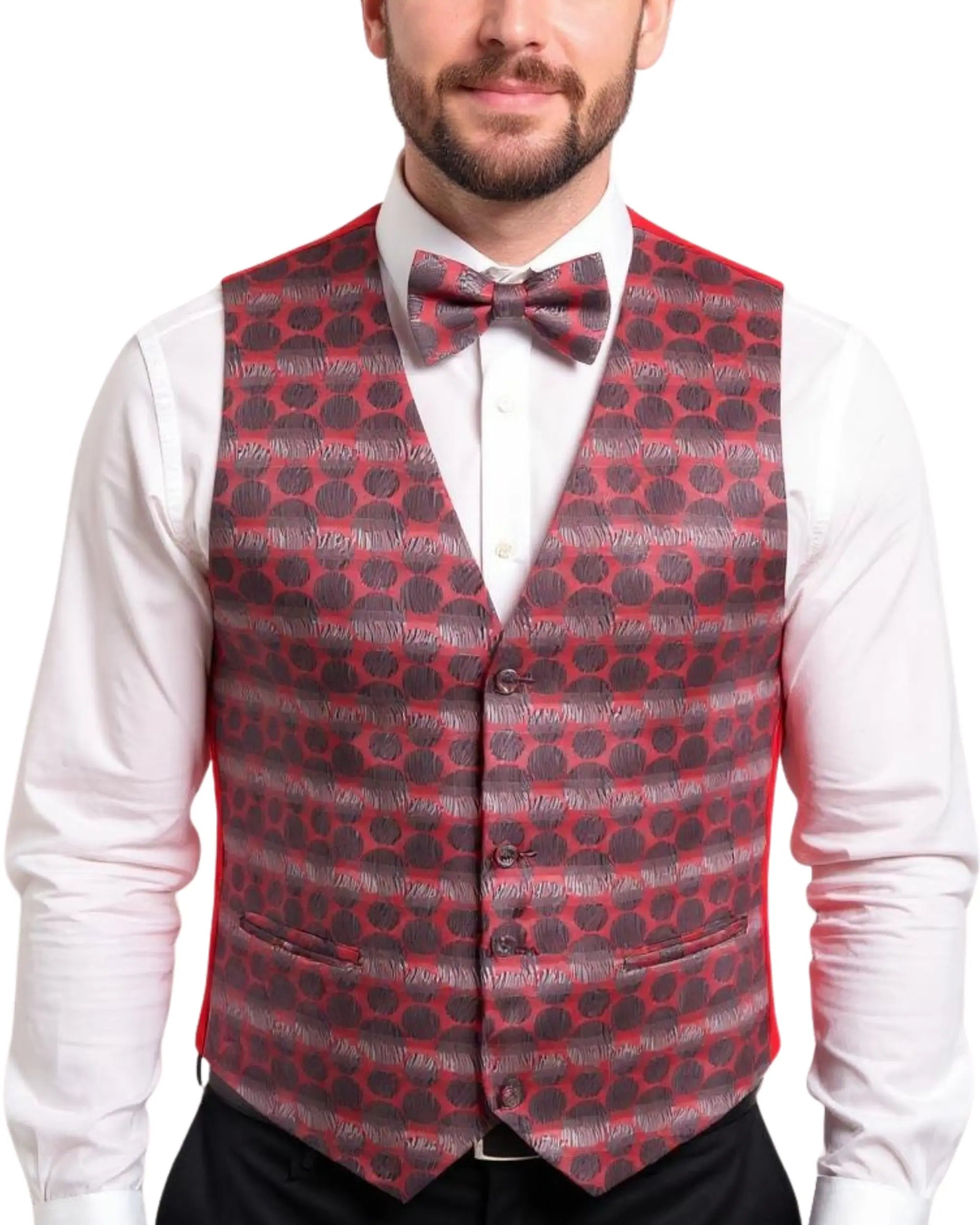 Ferrecci Mens Vest AA Adjustable Vest Set FHYINC