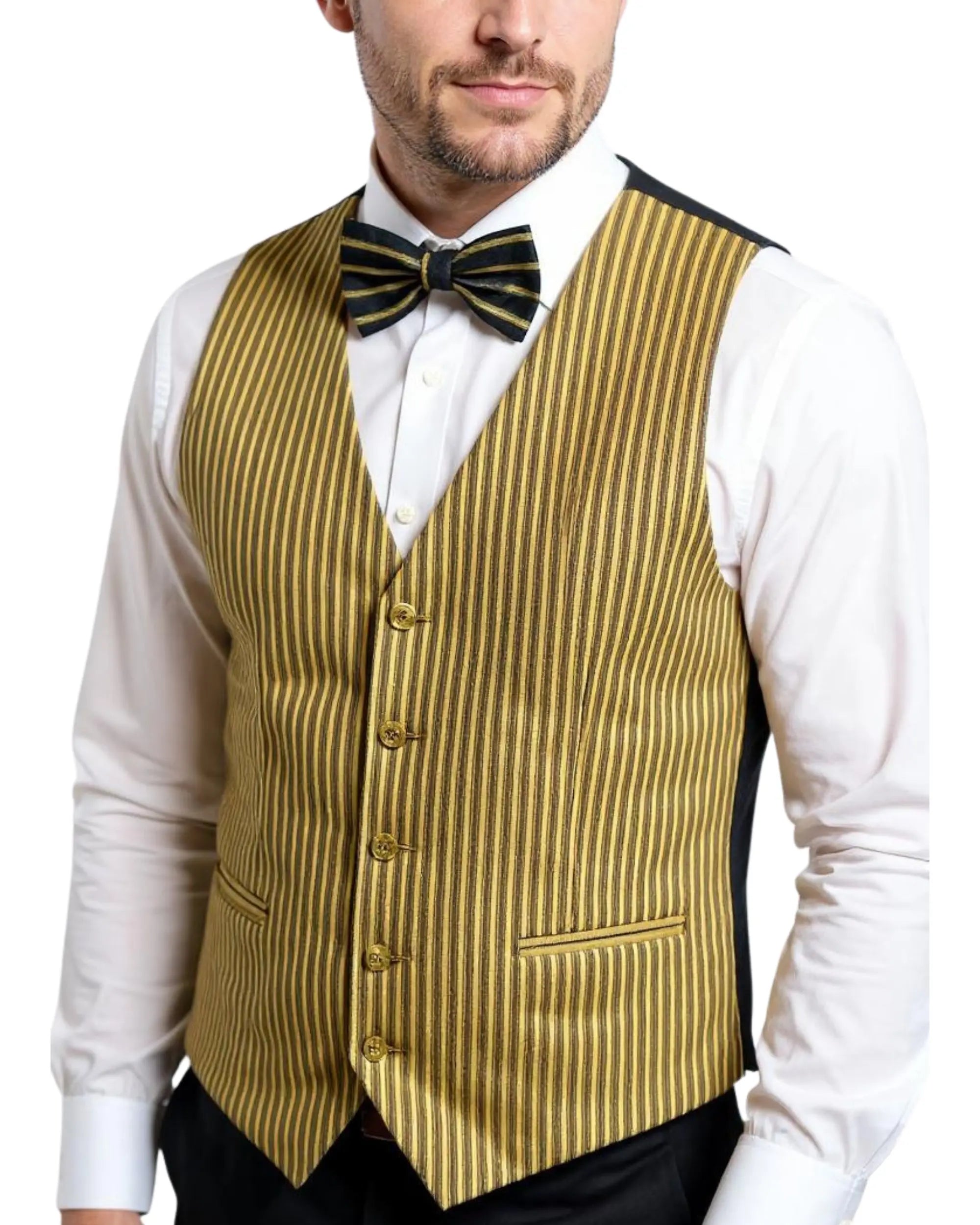 Ferrecci Mens Vest D Adjustable Vest Set-1