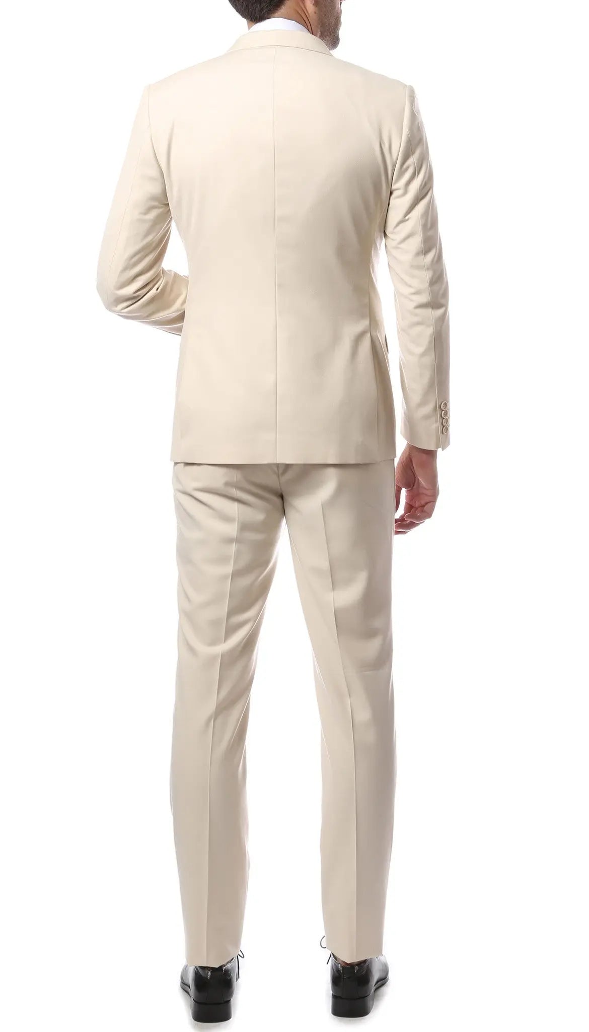 Mens ZNL22S 2pc 2 Button Slim Fit Tan Zonettie Suit Shopify