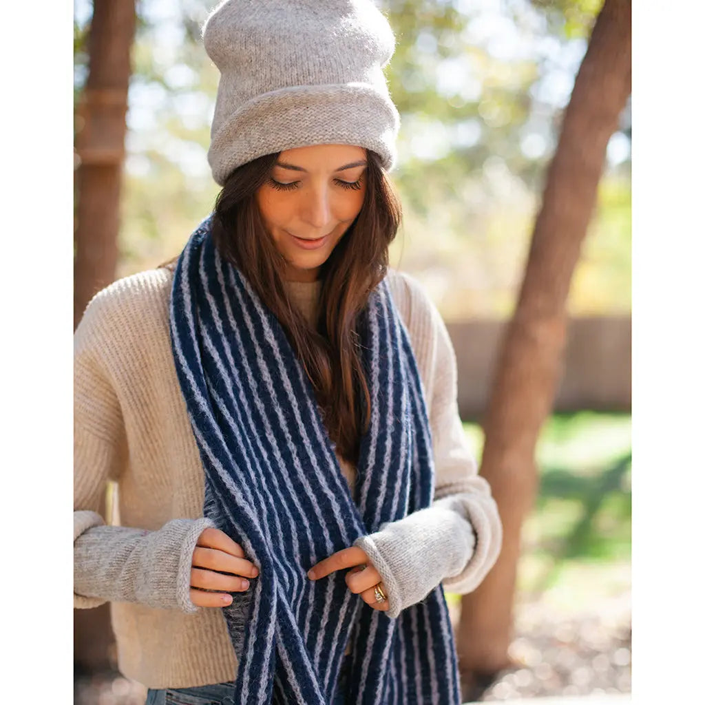 Gray Essential Knit Alpaca Gloves Allpa