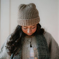 Oat Beige Ribbed Alpaca Beanie Allpa