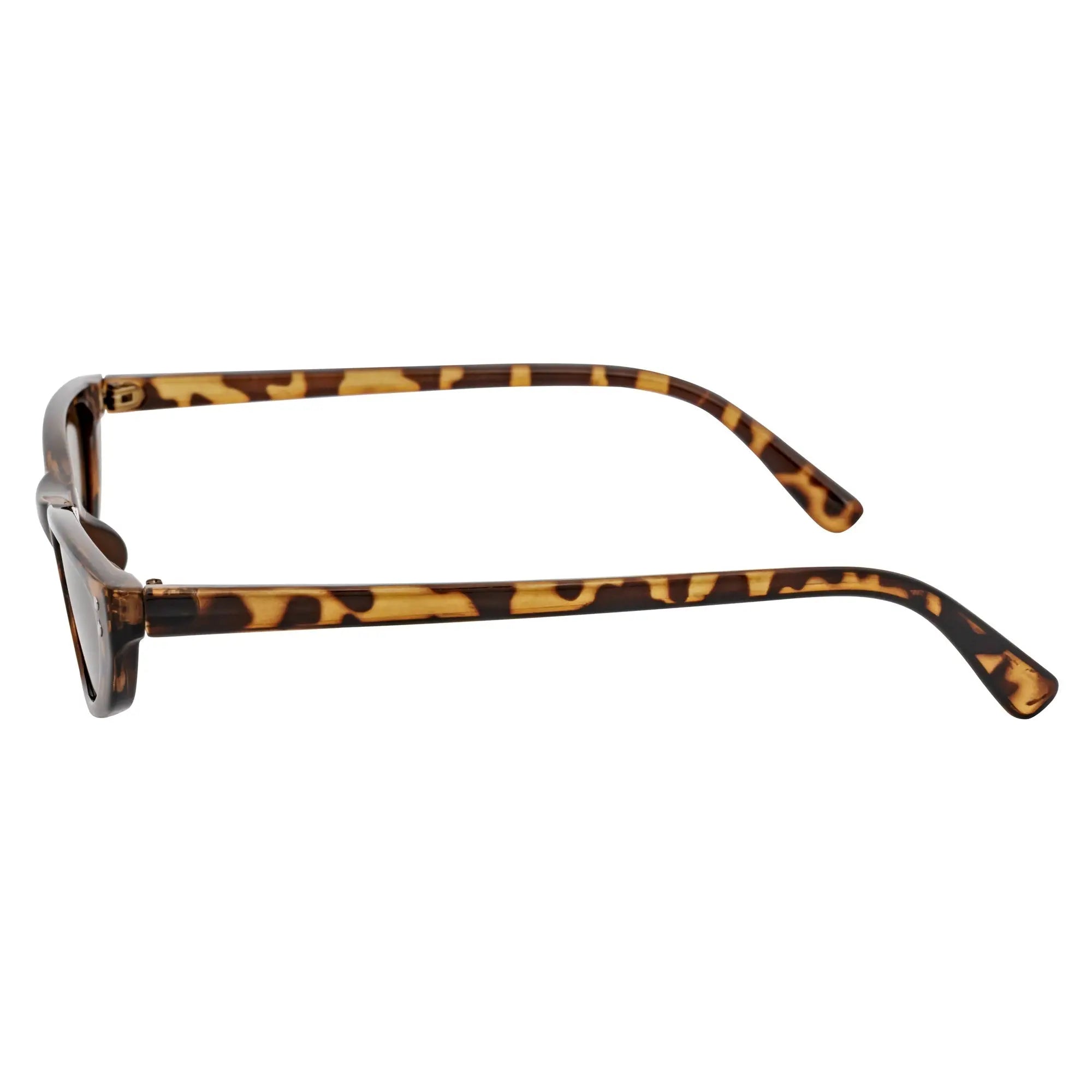 BURMESE - Small Hexagonal Cat Eye Sunglasses Tortoise Brown Morspecs