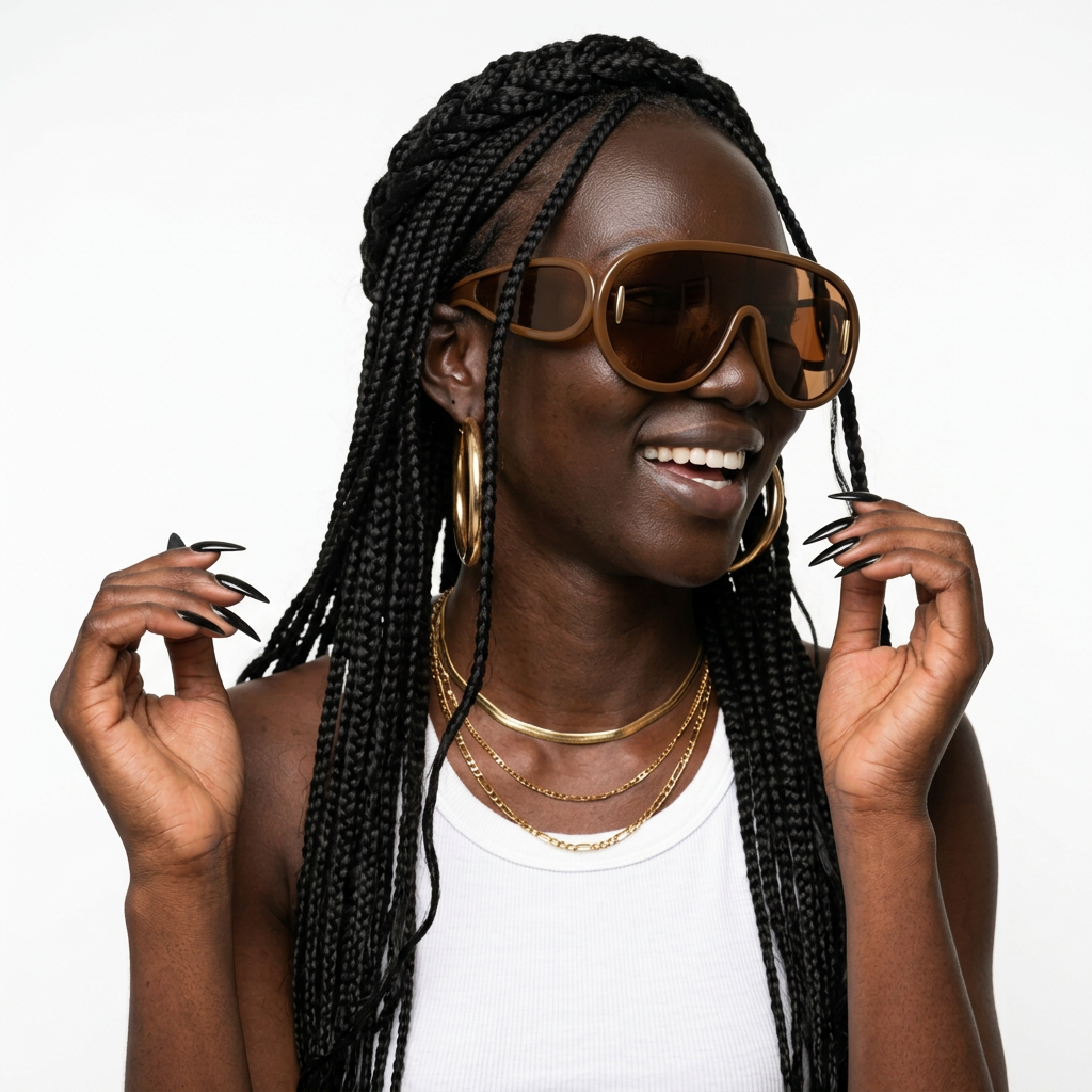 Daring Oversized Wave Sunglasses