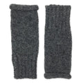 Charcoal Essential Knit Alpaca Gloves Allpa