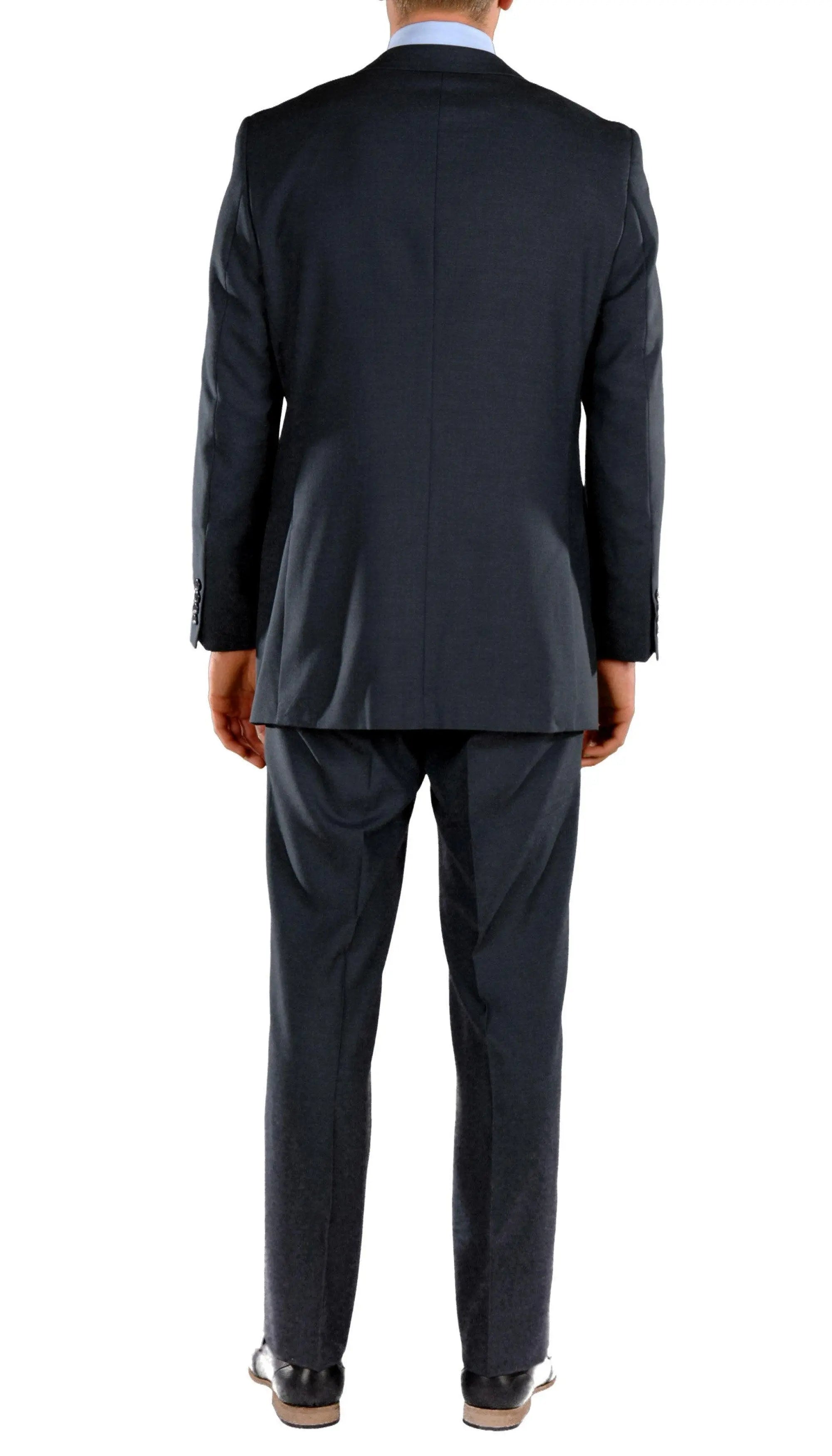 Ford Navy Blue Regular Fit 2 Piece Suit-2