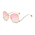 Eugene - Women's Trendy Oversized Pantone Lens Sunglasses Cramilo Eyewear