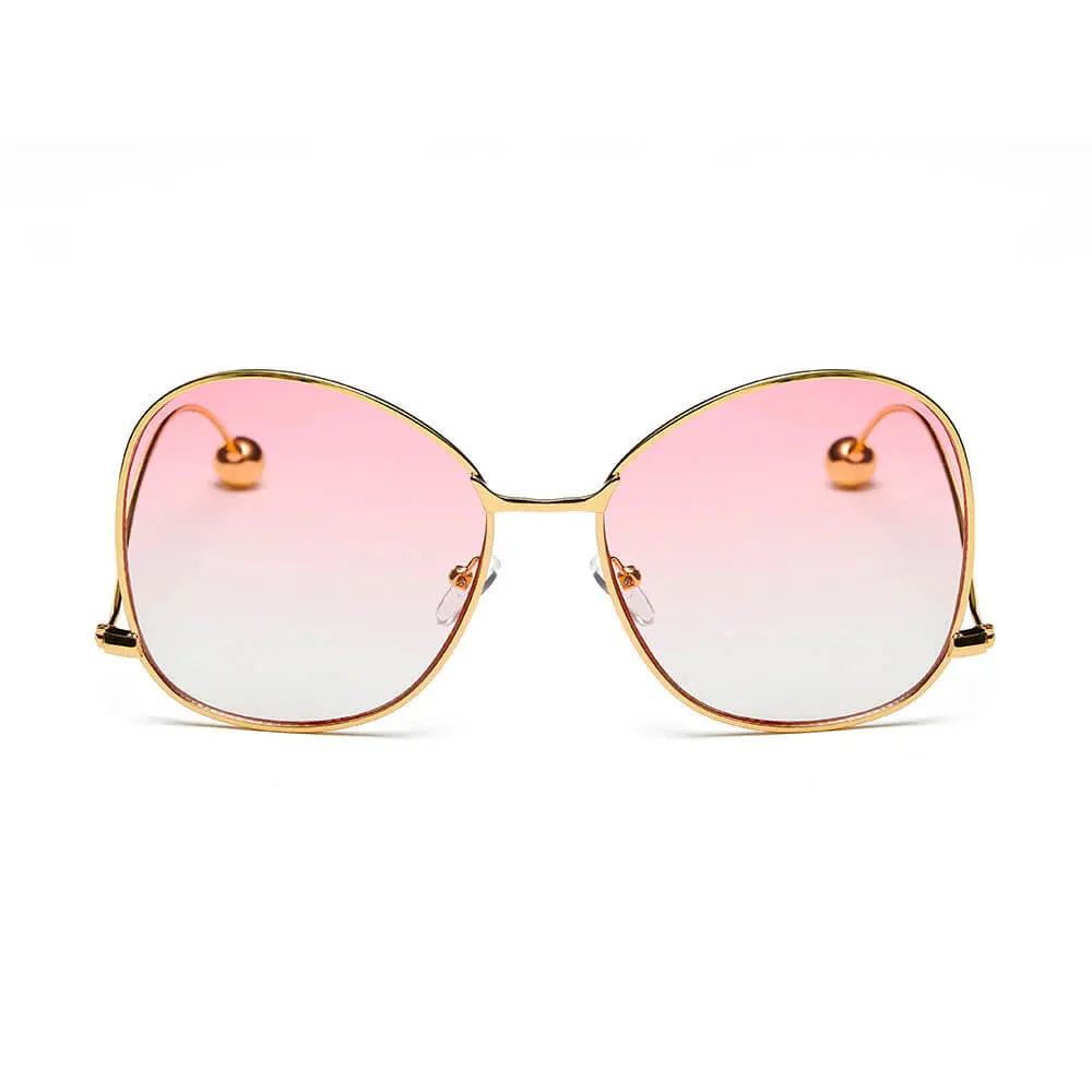 Eugene - Women's Trendy Oversized Pantone Lens Sunglasses Cramilo Eyewear