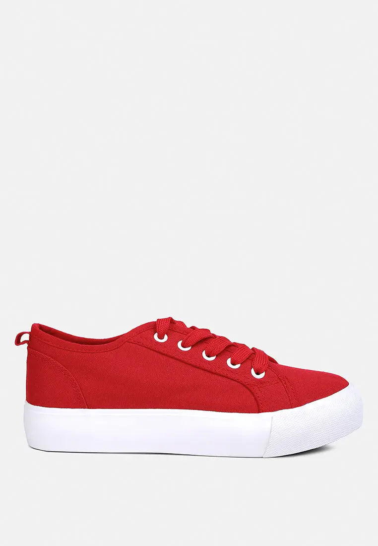 Glam Doll Casual Flatform Sneakers London Rag